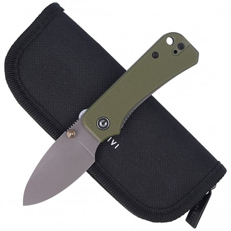 Nóż składany CIVIVI Baby Banter Green G10, Gray Stonewashed by Ben Petersen (C19068S-5) Nóż składany CIVIVI Baby Banter Green G10, Gray Stonewashed by Ben Petersen (C19068S-5)