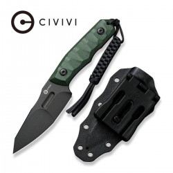 Nóż Civivi Propugnator Green Canvas Micarta, Black Stonewashed D2 by PG Knives (C23002-2)