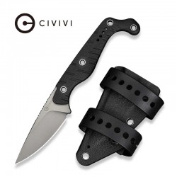 Nóż Civivi Sōkn Black G10, Stonewashed Nitro-V by Kyle Lamb (C22027-1)