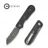 Nóż składany Civivi Crabby Shredded Carbon Fiber, Damascus by Ken Onion Jr. (C24055-DS1)