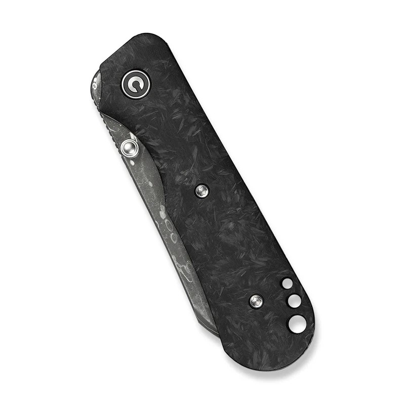 Nóż składany Civivi Crabby Shredded Carbon Fiber, Damascus by Ken Onion Jr. (C24055-DS1)