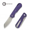 Nóż składany Civivi Crabby Purple G10, Stonewashed 14C28N by Ken Onion Jr. (C24055-2)
