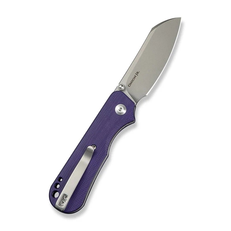 Nóż składany Civivi Crabby Purple G10, Stonewashed 14C28N by Ken Onion Jr. (C24055-2)