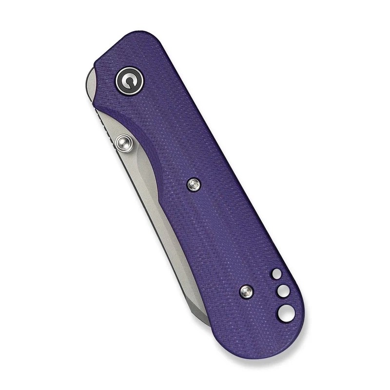 Nóż składany Civivi Crabby Purple G10, Stonewashed 14C28N by Ken Onion Jr. (C24055-2)