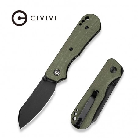 Nóż składany Civivi Crabby OD Green G10, Black Stonewashed 14C28N by Ken Onion Jr. (C24055-1) Nóż składany Civivi Crabby OD Green G10, Black Stonewashed 14C28N by Ken Onion Jr. (C24055-1)