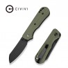 Nóż składany Civivi Crabby OD Green G10, Black Stonewashed 14C28N by Ken Onion Jr. (C24055-1)