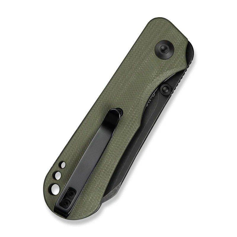 Nóż składany Civivi Crabby OD Green G10, Black Stonewashed 14C28N by Ken Onion Jr. (C24055-1)