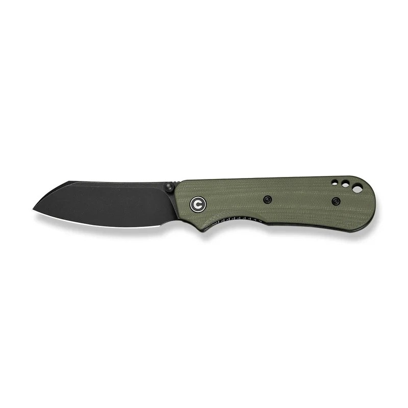 Nóż składany Civivi Crabby OD Green G10, Black Stonewashed 14C28N by Ken Onion Jr. (C24055-1)