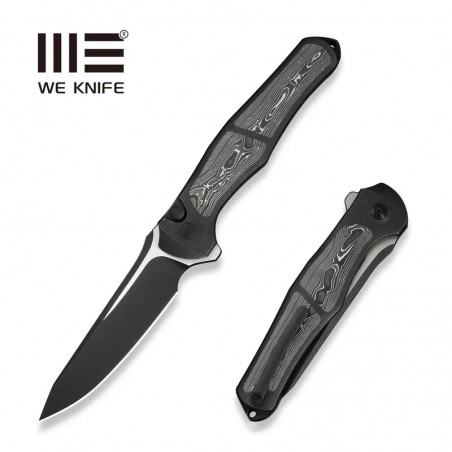 Nóż składany WeKnife 702XI LE No 087/150 Black Integral Titanium/Aluminum Foil Carbon Fiber, Black Stonewashed M390 (WE07B-2) Nóż składany WeKnife 702XI LE No 087/150 Black Integral Titanium/Aluminum Foil Carbon Fiber, Black Stonewashed M390 (WE07B-2)