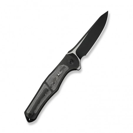 Nóż składany WeKnife 702XI LE No 087/150 Black Integral Titanium/Aluminum Foil Carbon Fiber, Black Stonewashed M390 (WE07B-2) Nóż składany WeKnife 702XI LE No 087/150 Black Integral Titanium/Aluminum Foil Carbon Fiber, Black Stonewashed M390 (WE07B-2)