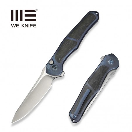 Nóż składany WeKnife 702XI LE No 148/150 Blue Integral Titanium/Shredded Carbon Fiber, Satin M390 (WE07B-1) Nóż składany WeKnife 702XI LE No 148/150 Blue Integral Titanium/Shredded Carbon Fiber, Satin M390 (WE07B-1)