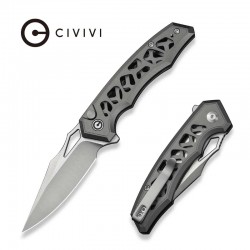 Nóż składany Civivi Anaaki Gray Aluminium, Satin Nitro-V (C24039-2)