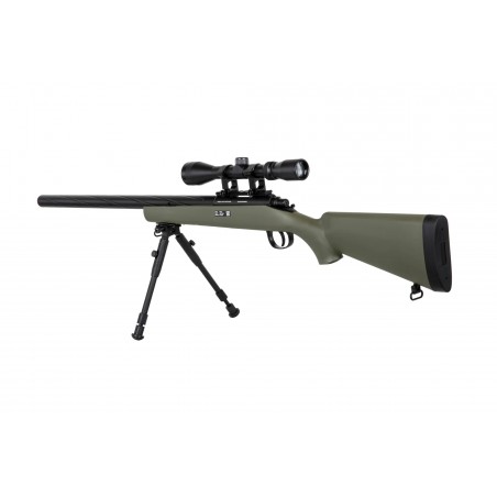 Replika karabinu snajperskiego Specna Arms SA-S12 EDGE™ z lunetą i dwójnogiem Oliwkowa Replika karabinu snajperskiego Specna Arms SA-S12 EDGE™ z lunetą i dwójnogiem Oliwkowa