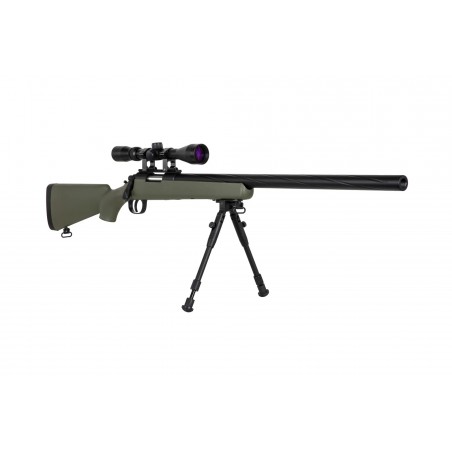Replika karabinu snajperskiego Specna Arms SA-S12 EDGE™ z lunetą i dwójnogiem Oliwkowa Replika karabinu snajperskiego Specna Arms SA-S12 EDGE™ z lunetą i dwójnogiem Oliwkowa