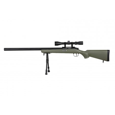 Replika karabinu snajperskiego Specna Arms SA-S12 EDGE™ z lunetą i dwójnogiem Oliwkowa Replika karabinu snajperskiego Specna Arms SA-S12 EDGE™ z lunetą i dwójnogiem Oliwkowa