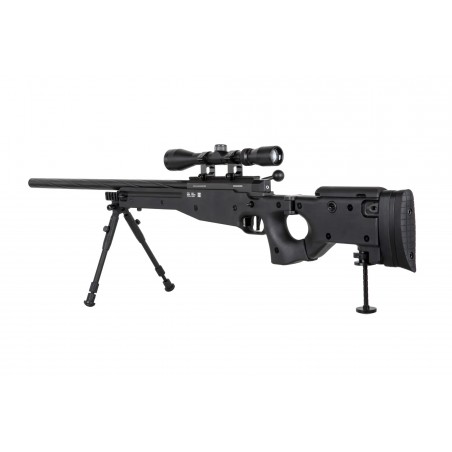 Replika karabinu snajperskiego Specna Arms SA-S14 EDGE™ z lunetą i dwójnogiem Czarna Replika karabinu snajperskiego Specna Arms SA-S14 EDGE™ z lunetą i dwójnogiem Czarna