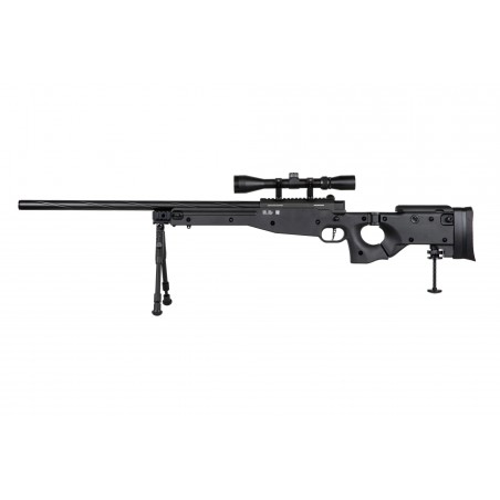 Replika karabinu snajperskiego Specna Arms SA-S14 EDGE™ z lunetą i dwójnogiem Czarna Replika karabinu snajperskiego Specna Arms SA-S14 EDGE™ z lunetą i dwójnogiem Czarna