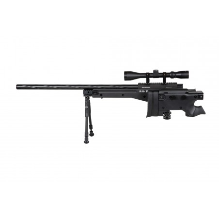 Replika karabinu snajperskiego Specna Arms SA-S14 EDGE™ z lunetą i dwójnogiem Czarna Replika karabinu snajperskiego Specna Arms SA-S14 EDGE™ z lunetą i dwójnogiem Czarna