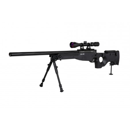 Replika karabinu snajperskiego Specna Arms SA-S14 EDGE™ z lunetą i dwójnogiem Czarna Replika karabinu snajperskiego Specna Arms SA-S14 EDGE™ z lunetą i dwójnogiem Czarna