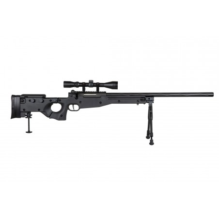Replika karabinu snajperskiego Specna Arms SA-S14 EDGE™ z lunetą i dwójnogiem Czarna Replika karabinu snajperskiego Specna Arms SA-S14 EDGE™ z lunetą i dwójnogiem Czarna