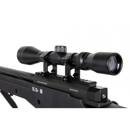 Replika karabinu snajperskiego Specna Arms SA-S14 EDGE™ z lunetą i dwójnogiem Czarna Replika karabinu snajperskiego Specna Arms SA-S14 EDGE™ z lunetą i dwójnogiem Czarna