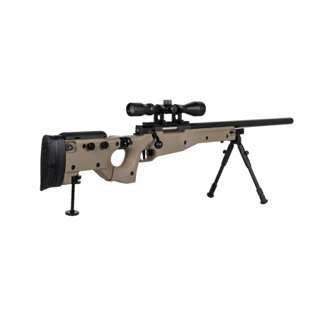 Replika karabinu snajperskiego Specna Arms SA-S14 EDGE™ z lunetą i dwójnogiem Tan Replika karabinu snajperskiego Specna Arms SA-S14 EDGE™ z lunetą i dwójnogiem Tan