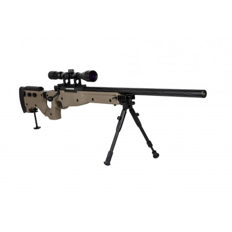 Replika karabinu snajperskiego Specna Arms SA-S14 EDGE™ z lunetą i dwójnogiem Tan Replika karabinu snajperskiego Specna Arms SA-S14 EDGE™ z lunetą i dwójnogiem Tan