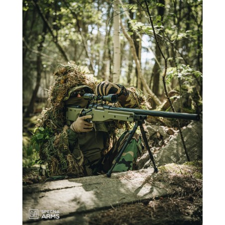 Replika karabinu snajperskiego Specna Arms SA-S14 EDGE™ z lunetą i dwójnogiem Oliwkowa Replika karabinu snajperskiego Specna Arms SA-S14 EDGE™ z lunetą i dwójnogiem Oliwkowa