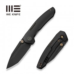 Nóż składany WeKnife Micro Trogon Black Titanium, Black Stonewashed M390 by Brian Brown (WE24043-1)