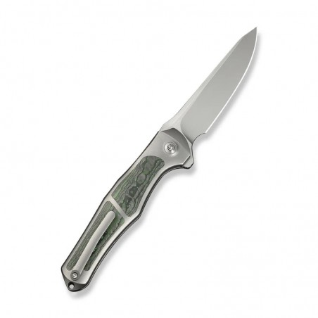 Nóż składany WeKnife 702XI LE No 149/150 Gray Integral Titanium/Jungle Wear Fat Carbon, Stonewashed M390 (WE07B-4) Nóż składany WeKnife 702XI LE No 149/150 Gray Integral Titanium/Jungle Wear Fat Carbon, Stonewashed M390 (WE07B-4)