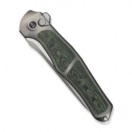 Nóż składany WeKnife 702XI LE No 149/150 Gray Integral Titanium/Jungle Wear Fat Carbon, Stonewashed M390 (WE07B-4) Nóż składany WeKnife 702XI LE No 149/150 Gray Integral Titanium/Jungle Wear Fat Carbon, Stonewashed M390 (WE07B-4)