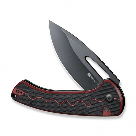 Nóż składany Sencut Squiggy Burgundy/Black G10, Black 9Cr18MoV (S24082A-3) Nóż składany Sencut Squiggy Burgundy/Black G10, Black 9Cr18MoV (S24082A-3)