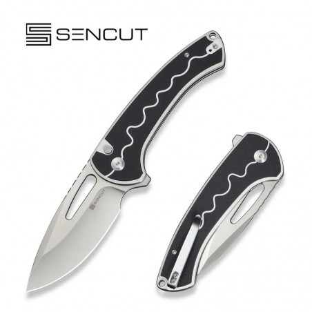 Nóż składany Sencut Squiggy White/Black G10, Satin 9Cr18MoV (S24082A-1) Nóż składany Sencut Squiggy White/Black G10, Satin 9Cr18MoV (S24082A-1)