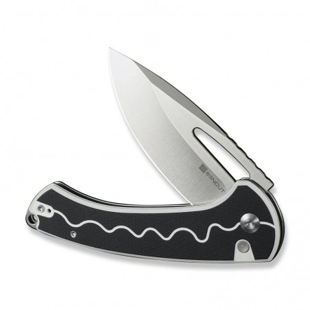 Nóż składany Sencut Squiggy White/Black G10, Satin 9Cr18MoV (S24082A-1) Nóż składany Sencut Squiggy White/Black G10, Satin 9Cr18MoV (S24082A-1)