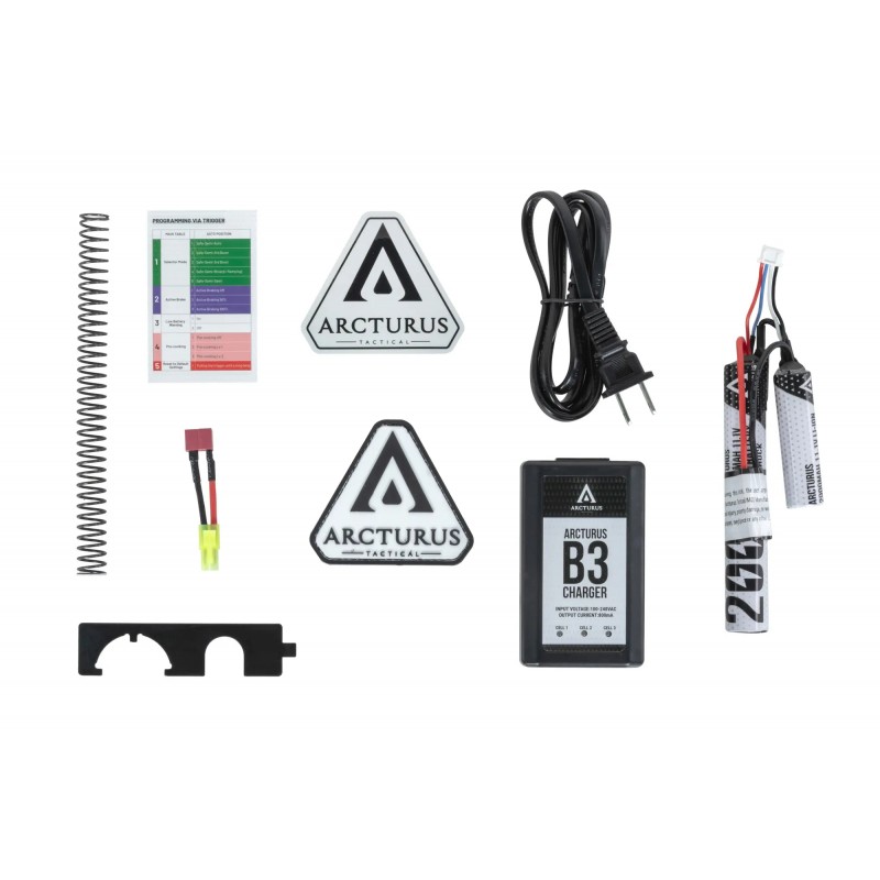 Karabinek ASG Arcturus LWT MK-I CQB 10" AEG SPORT SE™ Starter Pack Czarny