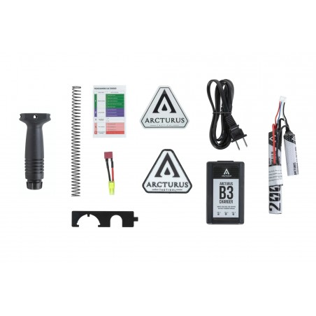 Karabinek ASG Arcturus LWT MK-II CQB 10" AEG SPORT SE™ Starter Pack Szary Karabinek ASG Arcturus LWT MK-II CQB 10" AEG SPORT SE™ Starter Pack Szary