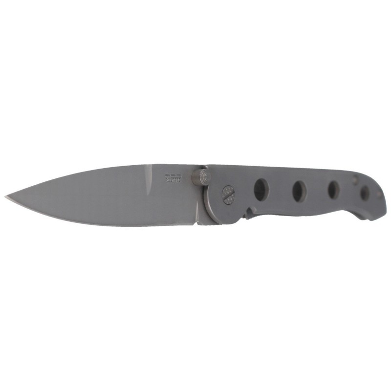 Nóż składany Everts Solingen M16 Type Gray Aluminium Satin AISI 420C (513700)