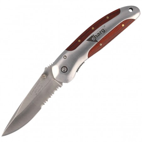 Nóż składany Herbertz CJH Pakka Wood/Steel, Satin 420 (256410 - 44199) Nóż składany Herbertz CJH Pakka Wood/Steel, Satin 420 (256410 - 44199)