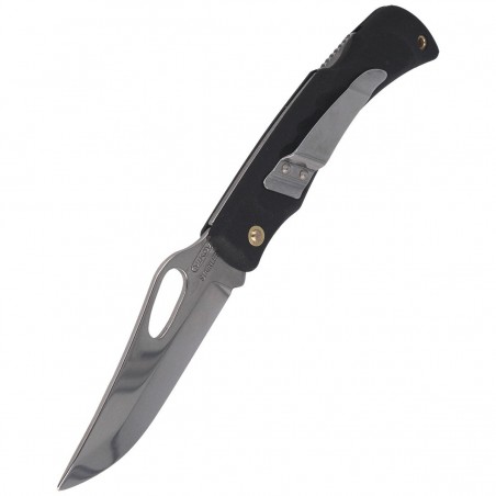 Nóż składany Mikov Crocodile Clip Point Black ABS, Mirror, Klips (243-NH-1/B BLACK/CLIP) Nóż składany Mikov Crocodile Clip Point Black ABS, Mirror, Klips (243-NH-1/B BLACK/CLIP)