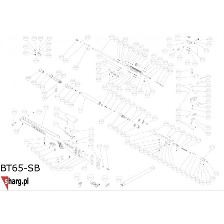 Iglica zaworu do wiatrówki Hatsan BT65, Galatian (2333-9-ST)