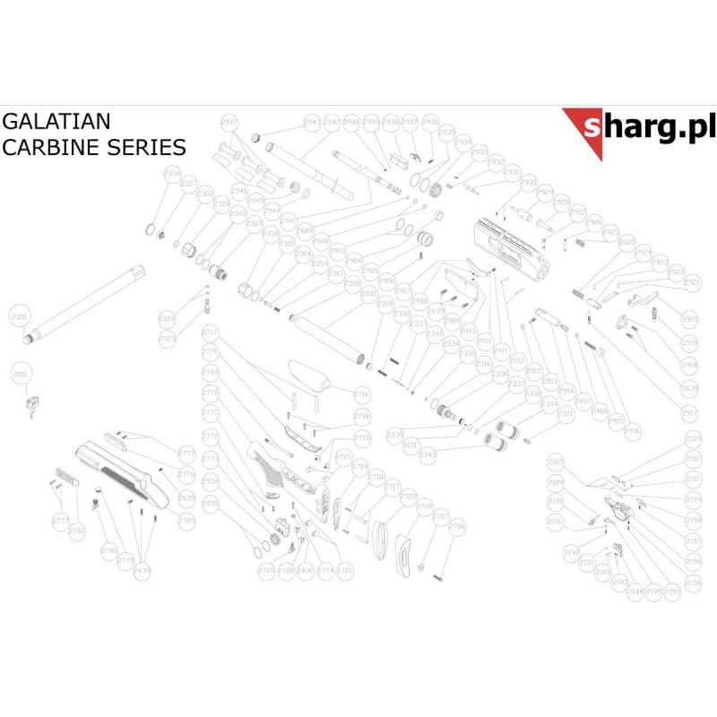 Iglica zaworu do wiatrówki Hatsan BT65, Galatian (2333-9-ST)