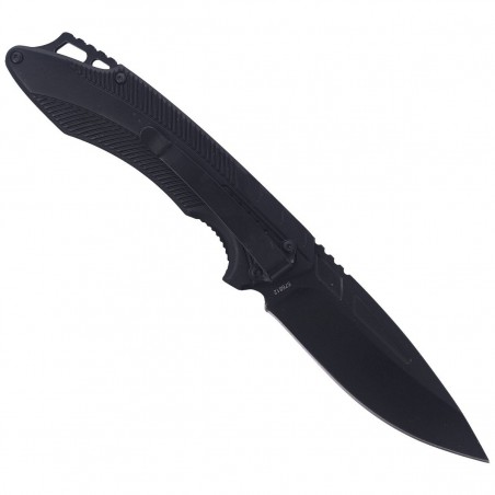Nóż składany Herbertz Solingen Black / Red Aluminium, Black Blade (576812) Nóż składany Herbertz Solingen Black / Red Aluminium, Black Blade (576812)