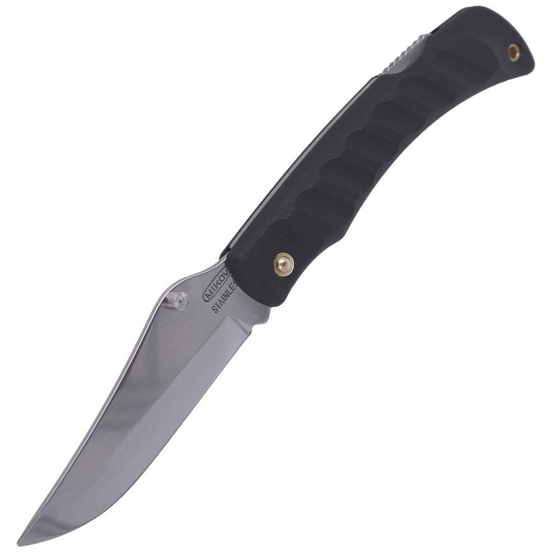 Nóż składany Mikov Crocodile Clip Point Black ABS, Mirror (243-NH-1/C BLK)