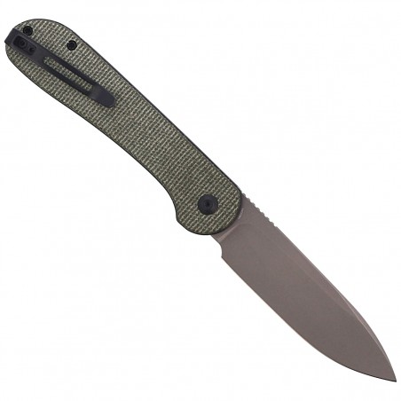 Nóż składany CIVIVI Button Lock Elementum Dark Green Micarta, Gray Stonewashed (C2103C) Nóż składany CIVIVI Button Lock Elementum Dark Green Micarta, Gray Stonewashed (C2103C)