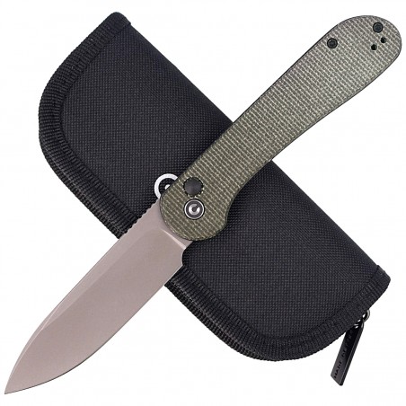 Nóż składany CIVIVI Button Lock Elementum Dark Green Micarta, Gray Stonewashed (C2103C) Nóż składany CIVIVI Button Lock Elementum Dark Green Micarta, Gray Stonewashed (C2103C)