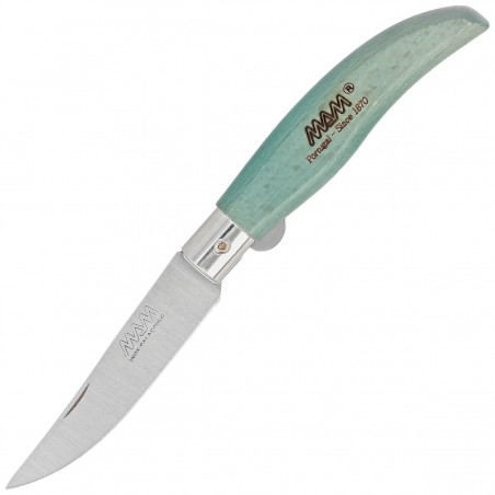 Nóż składany MAM Iberica S z blokadą, Turquoise Beech Wood, Steel HD (2011-TU) Nóż składany MAM Iberica S z blokadą, Turquoise Beech Wood, Steel HD (2011-TU)