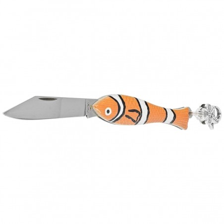 Nóż składany Mikov Fishlet 130 Clown, Satin 420 (130-NZn-1/CLOWN) Nóż składany Mikov Fishlet 130 Clown, Satin 420 (130-NZn-1/CLOWN)