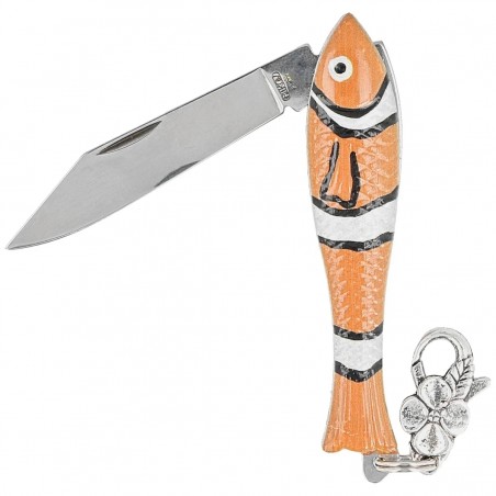 Nóż składany Mikov Fishlet 130 Clown, Satin 420 (130-NZn-1/CLOWN) Nóż składany Mikov Fishlet 130 Clown, Satin 420 (130-NZn-1/CLOWN)