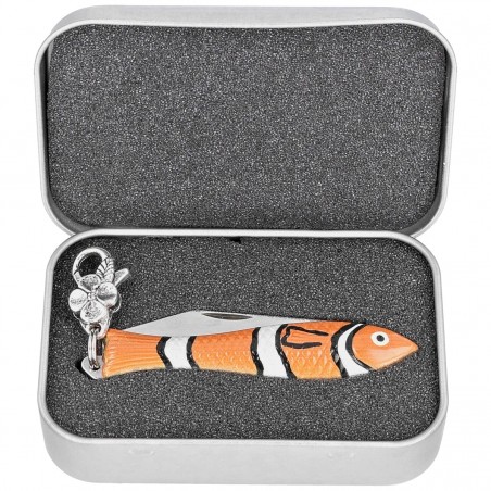 Nóż składany Mikov Fishlet 130 Clown, Satin 420 (130-NZn-1/CLOWN) Nóż składany Mikov Fishlet 130 Clown, Satin 420 (130-NZn-1/CLOWN)