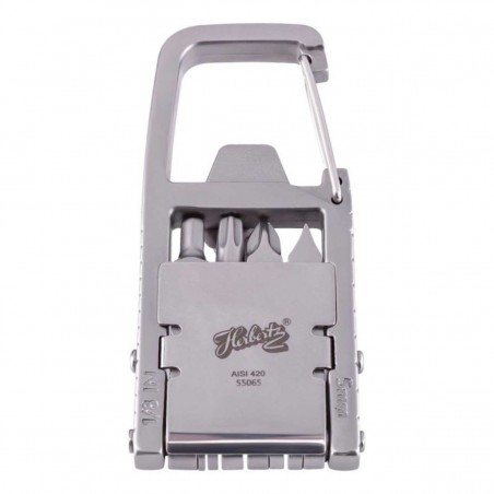 Mini MultiTool Herbertz CJH Grey Steel, Satin 420 (55065) Mini MultiTool Herbertz CJH Grey Steel, Satin 420 (55065)